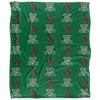 Mississippi Valley State University Logo Pattern Silky Touch Blanket White 50x60 - 2 of 4