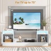 Garvee TV Stand, Center Cabinet with Storage Place for TV Up to 75", Modern Entertainment Center with Storage Cabinet - 2 of 4