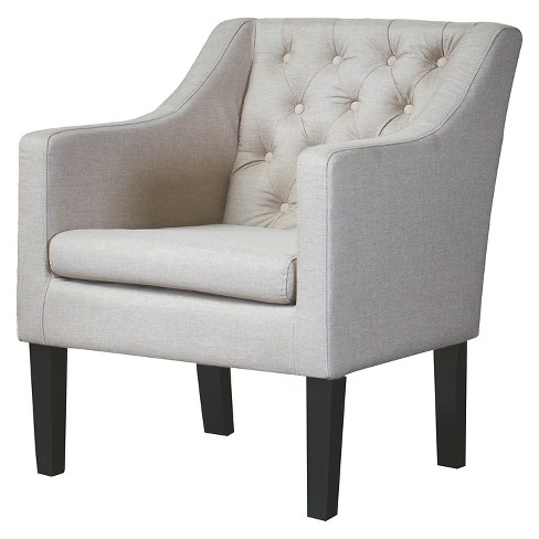 Brittany Club Chair Beige Baxton Studio Target