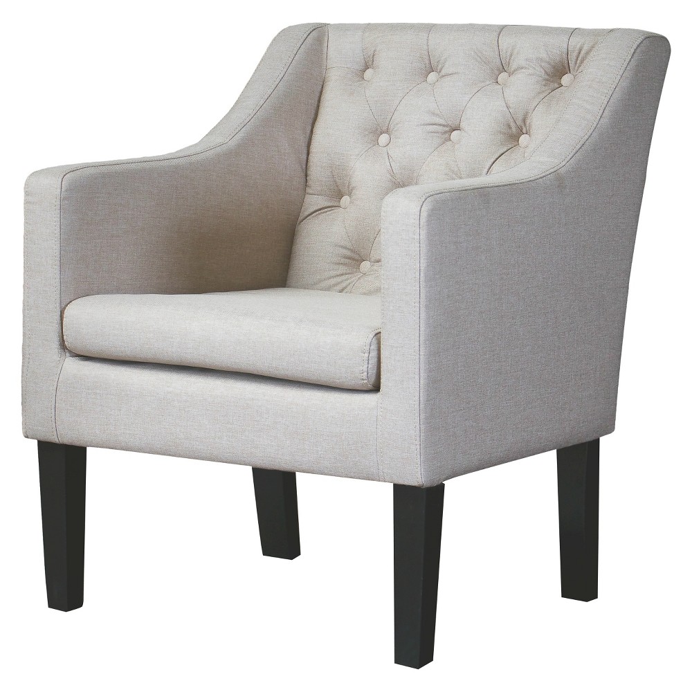 Photos - Chair Brittany Club  Beige - Baxton Studio