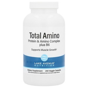 Lake Avenue Nutrition Total Amino, 240 Veggie Capsules - 1 of 3