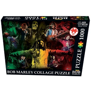 Bob Marley: 1000 Piece Collage Jigsaw Puzzle, Size 19" x 26", 13+ - 1 of 4