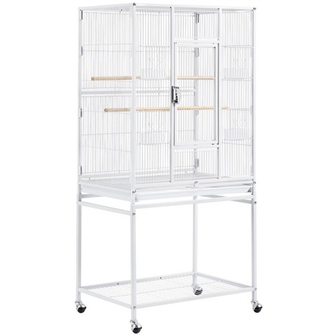 Large white parrot clearance cage