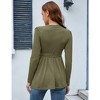 LXT- Maternity Shirts Maternity Tops Pregnancy Tunic Top - 4 of 4