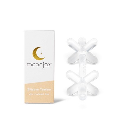 Moonjax Silicone Baby Teether Clear