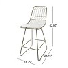 Coolbibila-Set Of 2 Barstool, Bar Chair High For Outdoor, Bar Chair Stool With Water-Resistant Cushions, Bar Chair With Back - 4 of 4