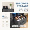 Lyngins 10-Drawer Tall Dresser for Bedroom, Wooden Chest of Drawers, Storage Cabinet with Water-Resistant Top for Closet/Nursery/Entryway - 2 of 4