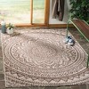 Courtyard CY8734 UV & Stain Resistant Non-Shedding Power Loomed Indoor/Outdoor Rugs - Safavieh - 2 of 4