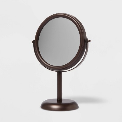 bronze makeup mirror