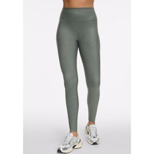 Peloton Women's Cadent High Rise Legging 25", Green Fog Crosshatch - 1 of 4