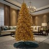 Prelit Gold Metallic Artificial Christmas Tree Warm White Lights - National Tree Company - 2 of 4