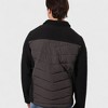 Canada Weather Gear Men’s Hybrid Softshell Puffer Jacket – Water-Resistant Insulated Hooded Winter Coat with Stretch Sleeves - 4 of 4