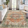 Area Rug Washable Entryway Rug, Distressed Vintage Accent Rug for Bedroom, Living Room, Bathroom - 2 of 4