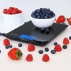 Escali Arti XL Glass Digital Scale Black: Kitchen Food Scale with Oversized Backlit Display, 22lb Capacity, Automatic Shut-Off - 4 of 4