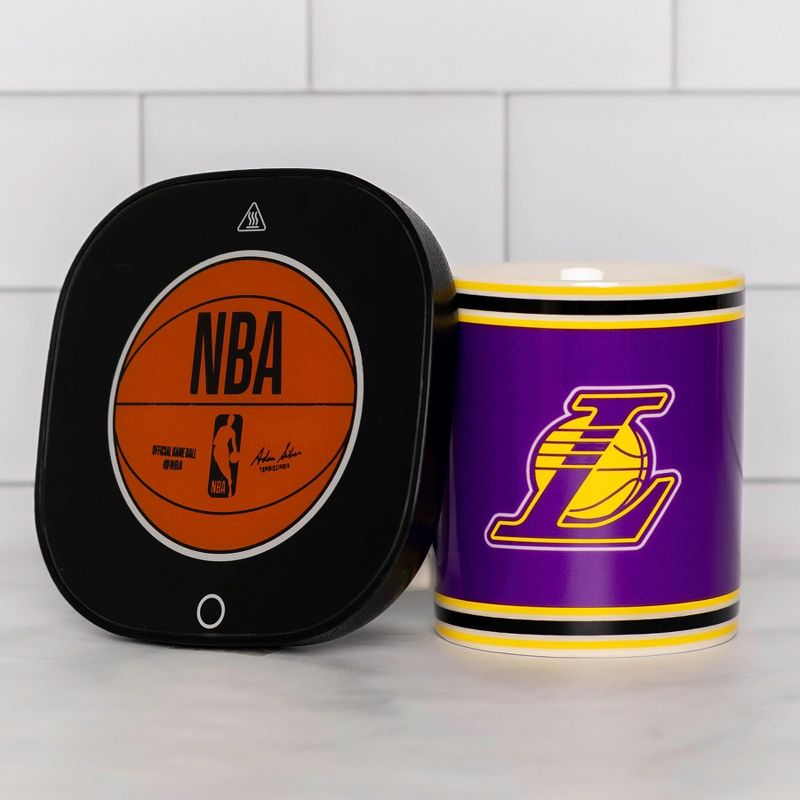 Uncanny Brands NBA Los Angeles Lakers Logo Mug Warmer Set, 3 of 6