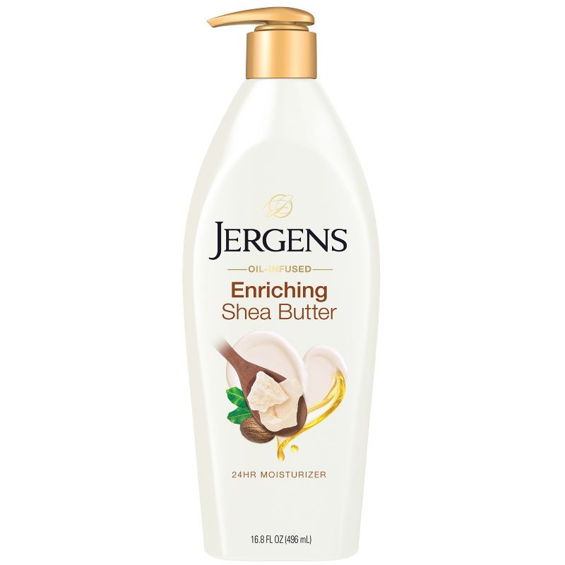 Jergens Enriching Shea Butter Hand and Body Lotion for Dry Skin, 1 of 13