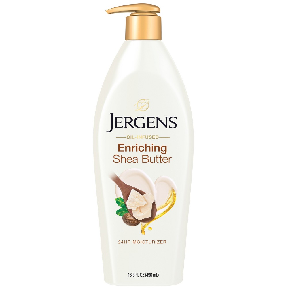 Photos - Cream / Lotion Jergens Enriching Shea Butter Hand and Body Lotion For Dry Skin, Dermatolo