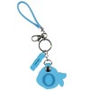 TMNT Leonardo Rubber Character Design Air Tag Holder Keychain Wristlet with Lobster Clasp and 2" Rubber Leonardo Pendant Multicolored - 3 of 4