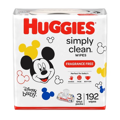 huggies baby wipes on face