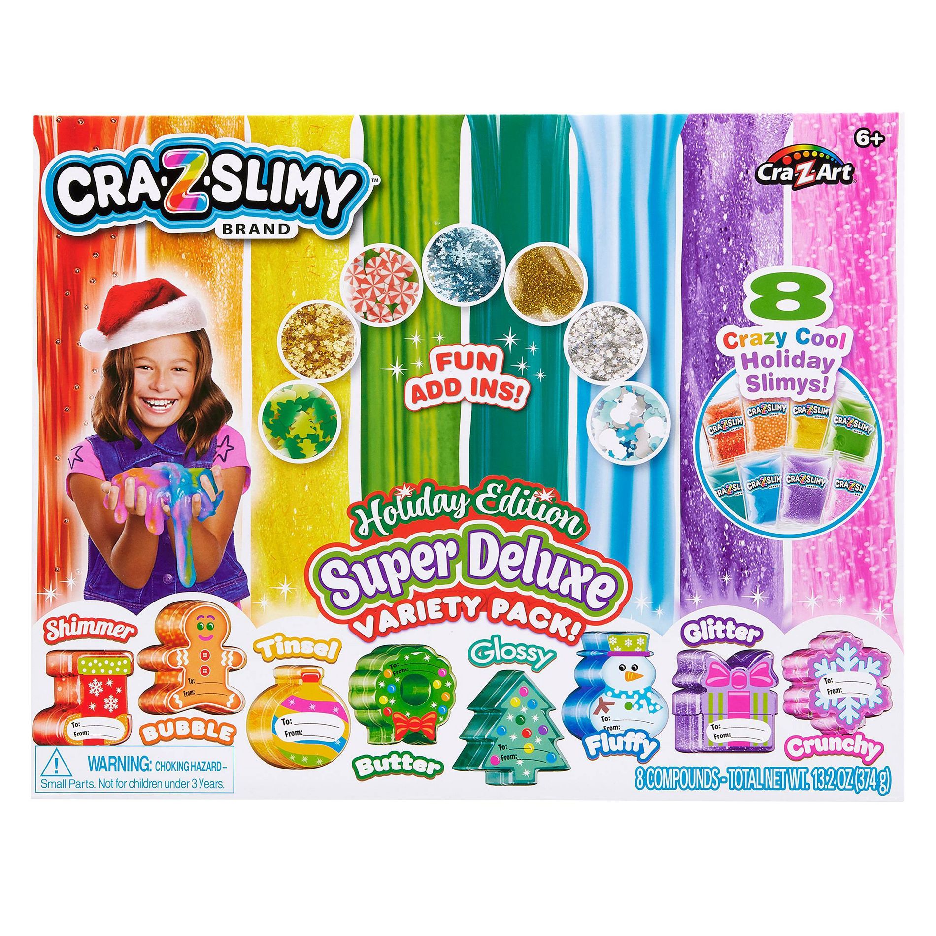 Cra-Z-Slimy Holiday Edition Super Deluxe Slimy Party Pack