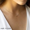 Turandoss Layered Choker Necklace, Dainty Handmade 14K Gold Plated Y Pendant, Multilayer Bar Disc, Adjustable Layering Choker Necklaces for Women - 3 of 4