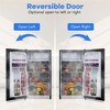 Portable Fridge 3.2 Cu.Ft, Fridge With Freezer Single Design, Ideal for Bedroom - 4 of 4