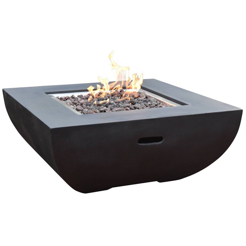 Aurora 34&#34; Outdoor Fire Pit Propane Table Backyard Patio Heater - Elementi, 1 of 7