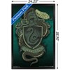 Trends International The Wizarding World: Harry Potter - Slytherin Snake Crest Framed Wall Poster Prints - 3 of 4