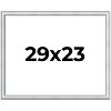 PosterPalooza | Photo Size Classic Silver Picture Frame - UV Acrylic, Foam Board Backing, Hanging Hardware - 2 of 4