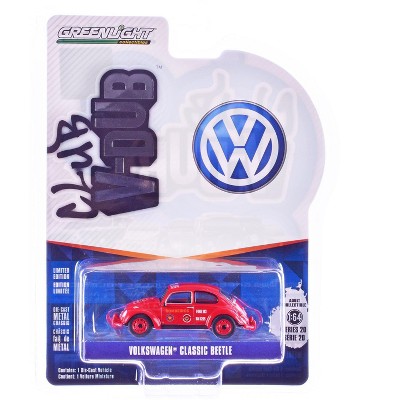 Volkswagen Classic Beetle "Corpo de Bombeiros da Policia Militar" Red "Club Vee-Dub" Series 1/64 Diecast Model by Greenlight