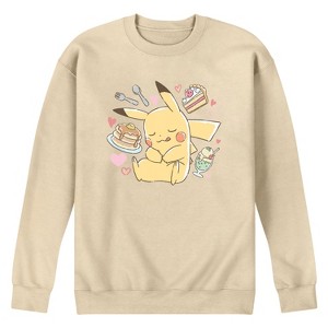 Men's - Pokémon - Pika Dessert Graphic Fleece Sweatshirt - 1 of 3
