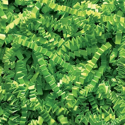 SI Products Staples Spring-Fill Crinkle Cut Shred Lime C10LG