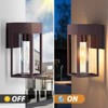 DAKAFUL 2-Pack Outdoor Wall Lights, Waterproof Exterior Light Fixtures Porch Lights - 2 of 4