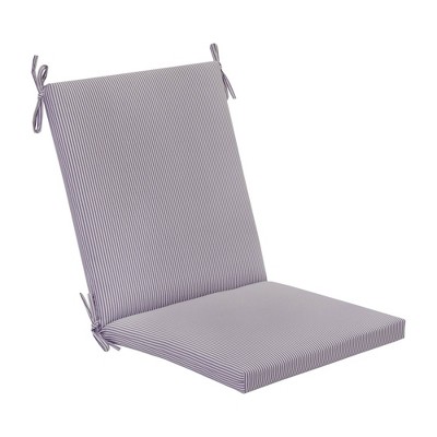Veranda Stripe Chair Cushion DuraSeason Fabric™ Navy - Threshold™