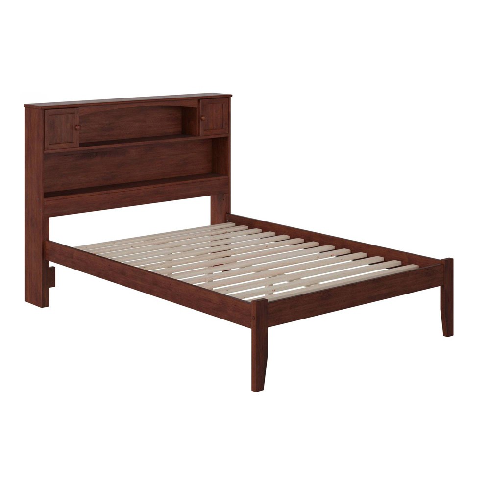 Photos - Bed Frame AFI Full Newport Bed with Open Footboard Walnut  