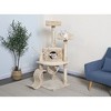 Go Pet Club 55" Cat tree house with Dangling Toys and Slide F66 - 3 of 3