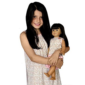 Pink Butterfly Closet Doll Clothing Nightgown Matching Set 4 - 1 of 1