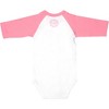 Pavilion Gift Company - Tie Dye - 12-24 Months 3/4 Length Pink Sleeve Onesie - Leotards and Bodysuits - 3 of 4