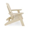 Adirondack Chair ¨C Sturdy HDPE Poly Lumber for Poolside, Patio, and Garden Relaxation - 3 of 4