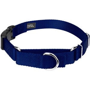 Country Brook Petz Heavy Duty Nylon Martingale Dog Collar with Deluxe Buckle - 30+ Vibrant Color Options - 1 of 4