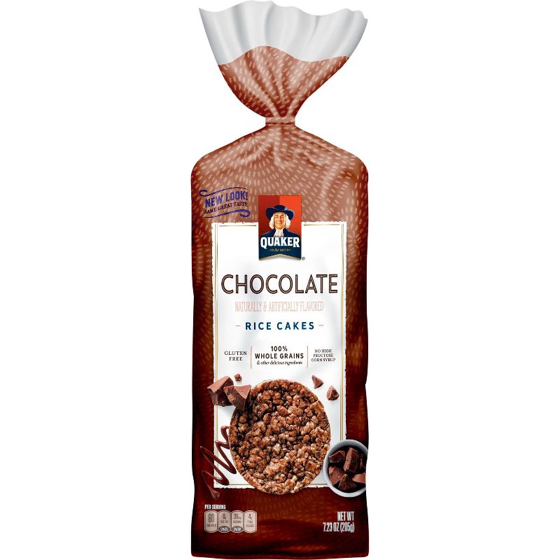 Quaker Chocolate Crunch Large Rice - Cakes 7.23oz, 1 of 6