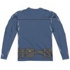 Men's New York City Police Uniform (Front Back Print) Long Sleeve Costume T-Shirt - 3 of 4