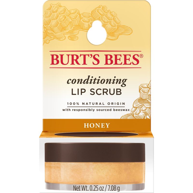 Burt's Bees Natural Conditioning Lip Scrub with Exfoliating Honey Crystals - 0.25oz, 6 of 17