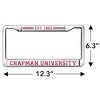 Chapman University Full Size Standard License Plate Metal Frame - 4 of 4