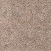 Knightsbridge Link Bath Rug Cotton Non Skid Back, Stone - 3 of 4