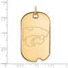 Black Bow Jewelry 10k Yellow Gold Kansas State Wildcats NCAA Large Pendant - 2 of 3