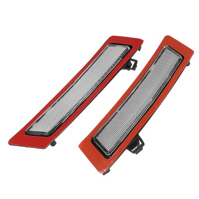 Unique Bargains Car Front Bumper Reflector 63147274433 for BMW XDrive35d XDrive35i Red,Black,White 2pcs