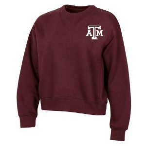 NCAA Texas A&M Aggies Women's Fashion Fleece Sweatshirt - 1 of 3