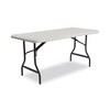 Iceberg IndestrucTable Industrial Folding Table, Rectangular, 96" x 30" x 29", Platinum - 2 of 4