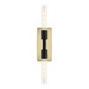 Nyx 2 Light 24.5" Wall Sconce - SCN4097 - Brass/Black - Safavieh - 4 of 4